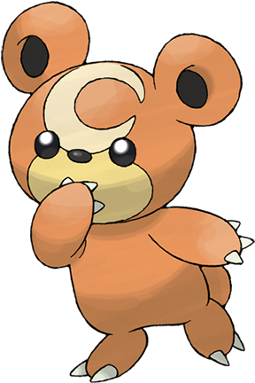 Teddiursa Concocts Its Own Honey By Blending Fruits - Ursaring Pokemon (475x475), Png Download