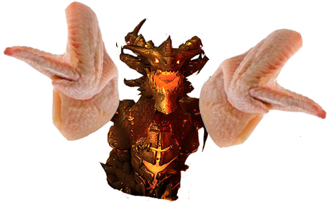 It Will Be A Re-used Model, Called Chickenwing - Wow Deathwing (480x307), Png Download