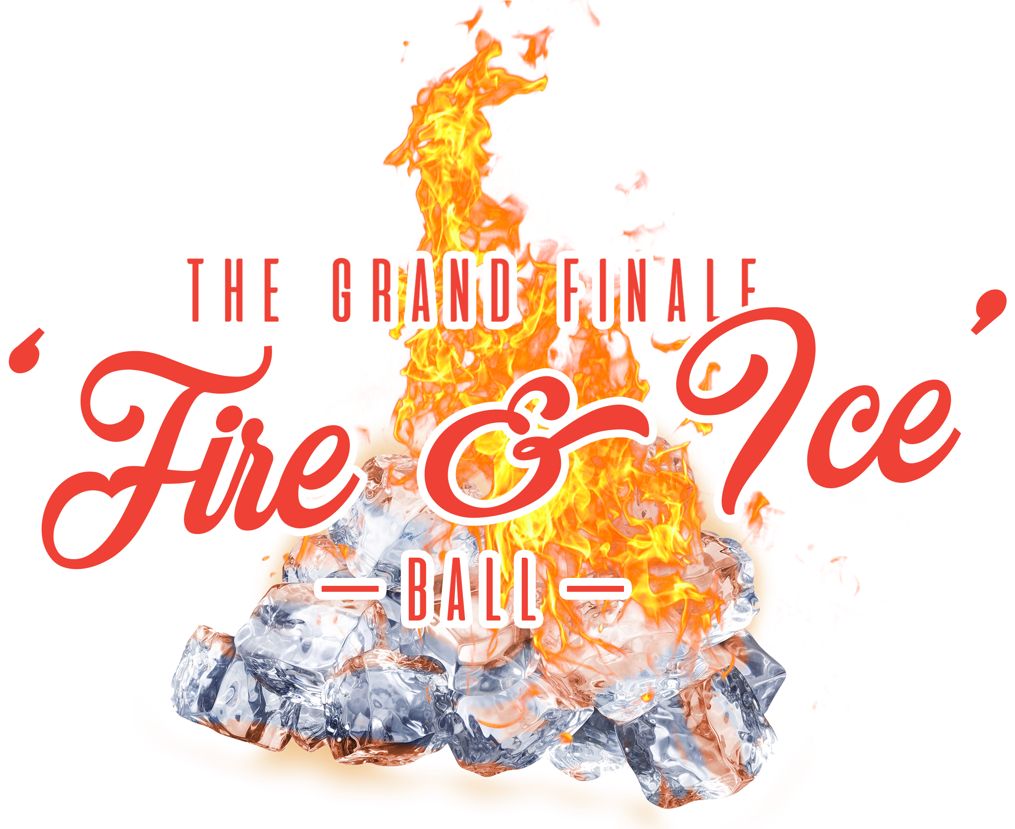 Fire & Ice Ball (2905x1673), Png Download