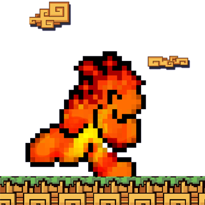 Includes Steam Achievements - Spirit Run - Fire Vs. Ice (400x400), Png Download