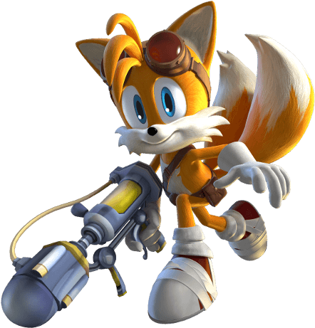 #tails Fire Ice From The Official Artwork Set For #sonicboom - Sonic Boom Fire & Ice [3ds Game] (460x460), Png Download