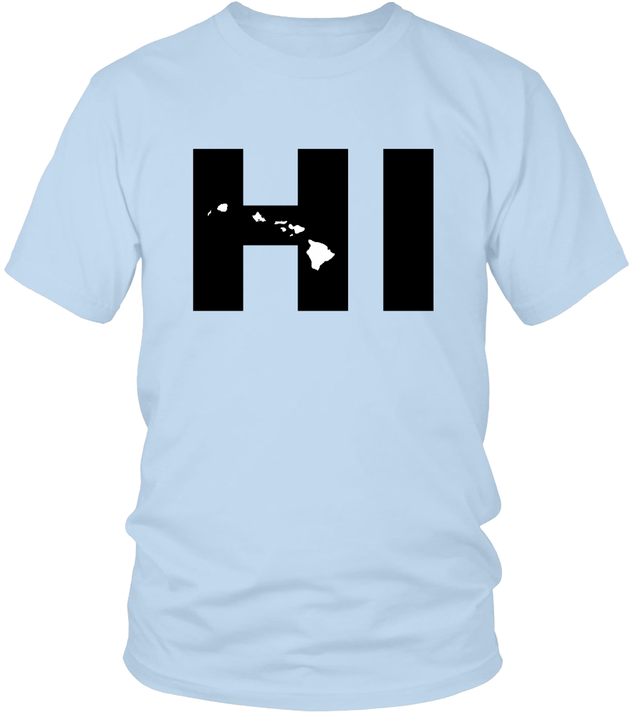 Hawaiian Islands Men's Black Text Tee - King Of The North- Fantasy Tv Wolf Shirt (1000x1000), Png Download