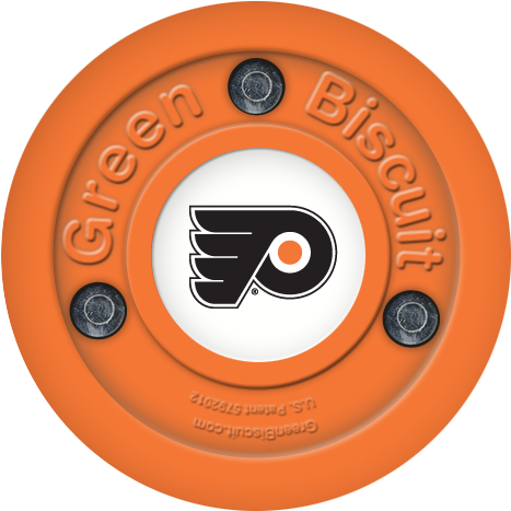 Green Biscuit Anaheim Ducks Training Puck | O/s (500x500), Png Download