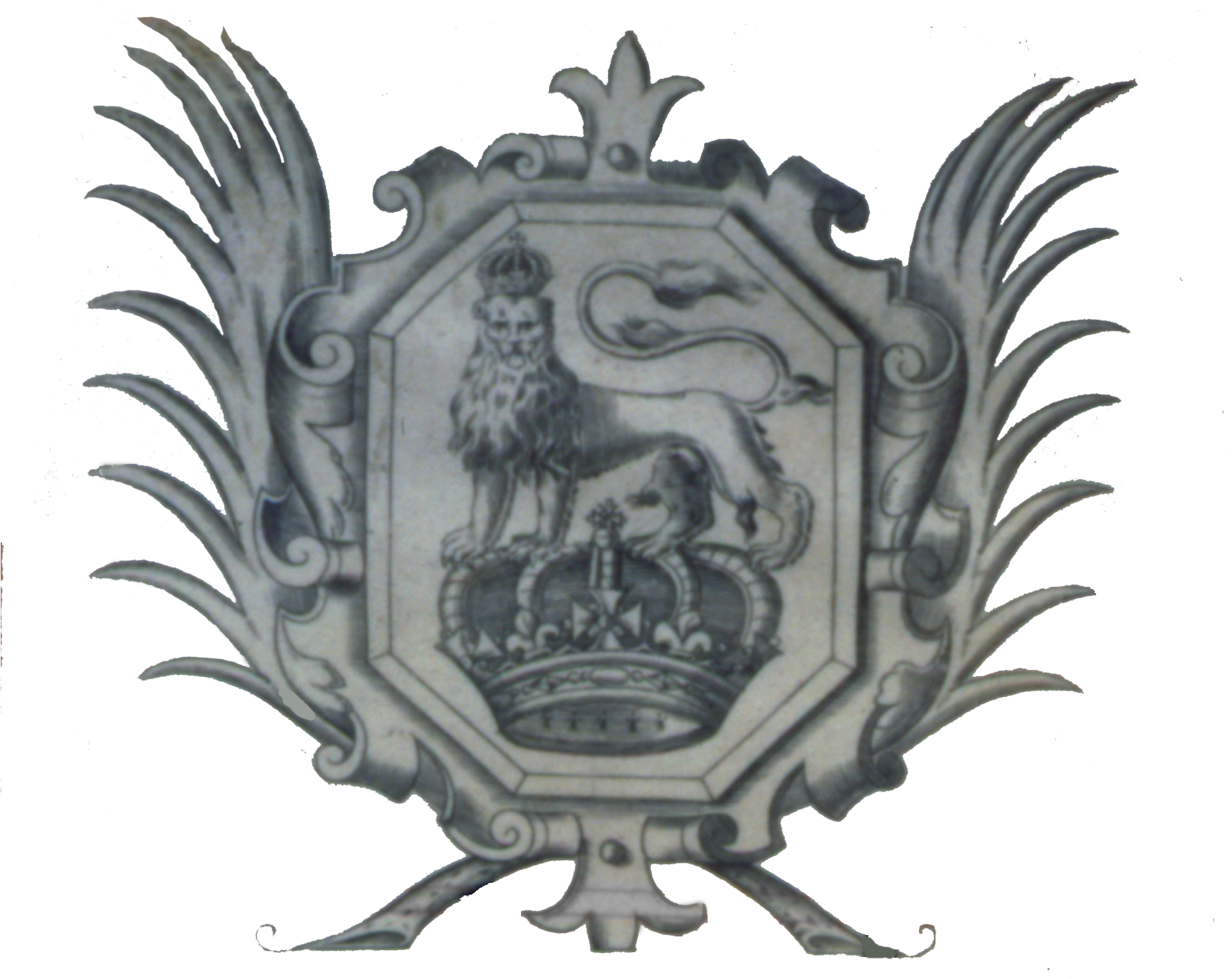 Lion Crest Png Download - Dragon (1818x1461), Png Download