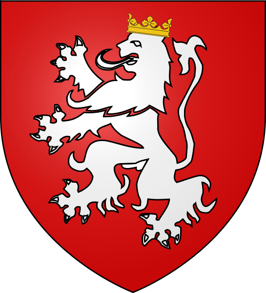 Moubray Of Barnbougle Gules, A Lion Rampant, Argent, - Mcnamara Coat Of Arms (545x600), Png Download