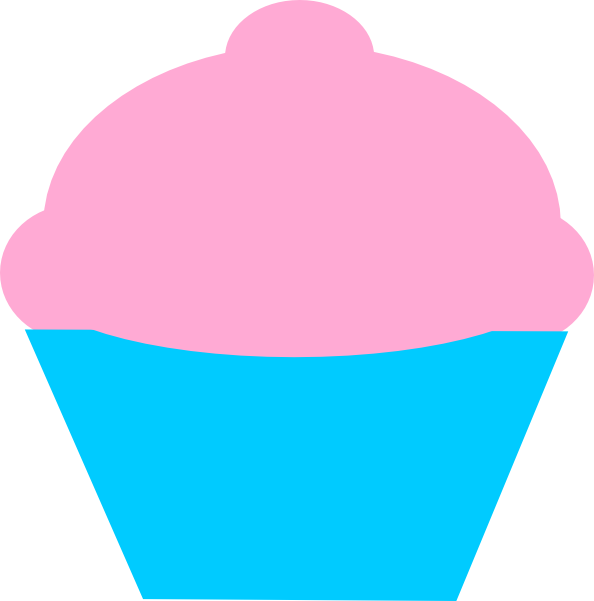 Cupcake Pink Vector Png (594x601), Png Download