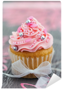 Happy Birthday Friend Cupcake (400x400), Png Download