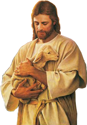 10, 1-21 - Jesus Bom Pastor Imagens (380x507), Png Download