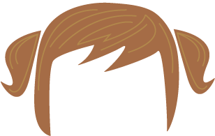 Santa Hat Girl Plate - Baiser De L Ange 2 (432x433), Png Download