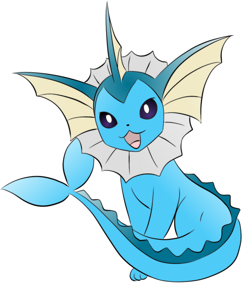 Vaporeon By Blazestar39503 On Deviantart - Shiny Vaporeon (858x1000), Png Download