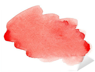 Red Watercolour Stroke (400x400), Png Download