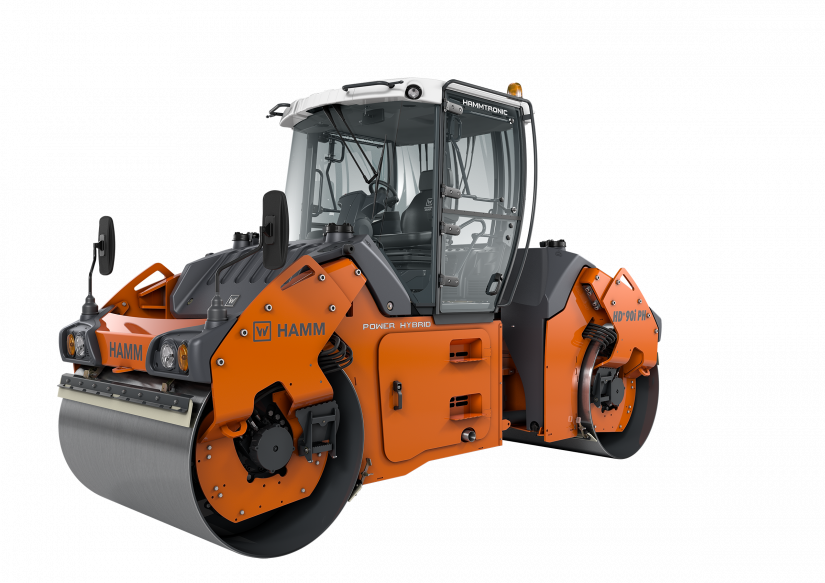 Hamm's New Ph Hybrid Powertrain System For Tandem Asphalt - Hamm Hd 90 Vo (825x583), Png Download