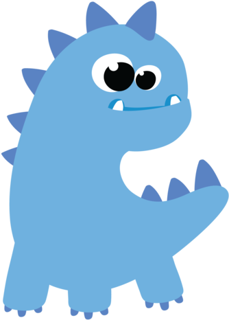 Baby Dino (414x500), Png Download