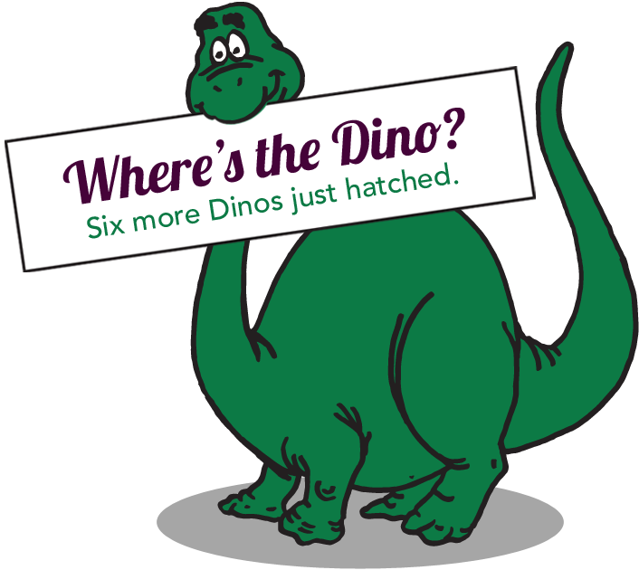 Where's The Dino Six More Dinos Just Hatched - Cartoon (706x630), Png Download