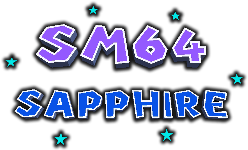 Super Mario 64 Sapphire - Super Mario 64 (1000x520), Png Download