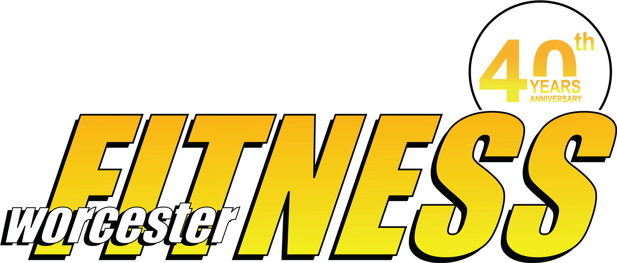 Worcester Fitness 40th Anniversary Logo - Worcester Fitness Logo (1982x1025), Png Download