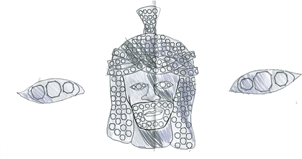 Jesus Piece - Sketch (800x600), Png Download