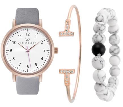 Olivia Rose Gold Numbers Bracelet Gift Set - Olivia Numbers Rose Gold (480x480), Png Download
