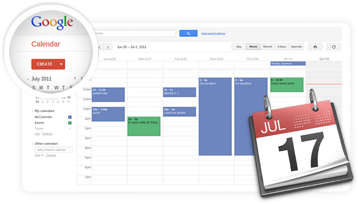 Google Calendar (719x415), Png Download