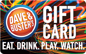 Dave & Busters Gift Card (email Delivery) (300x400), Png Download