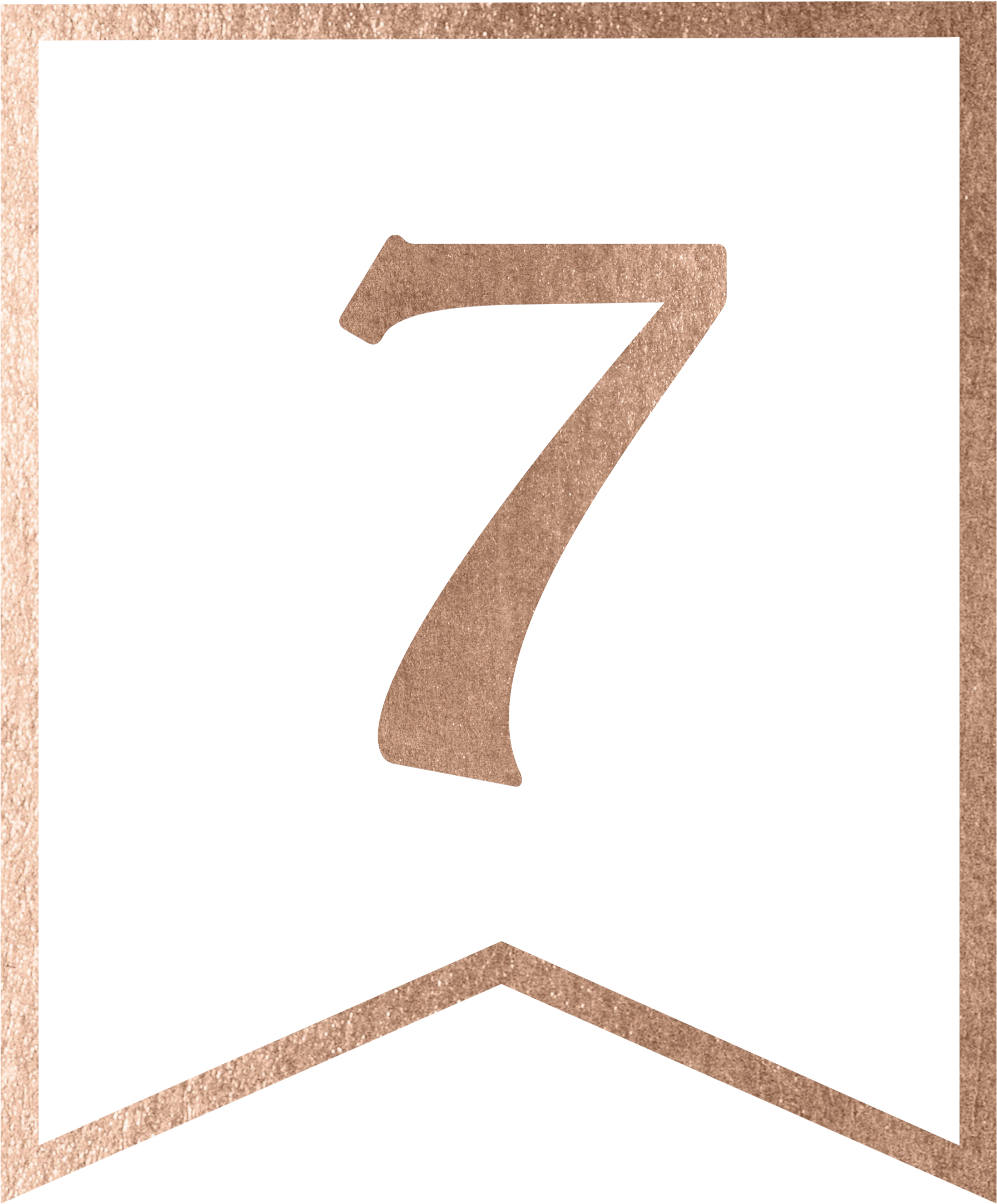 Rose Gold Banner Template Free Printable - Letter E Rose Gold (2083x3125), Png Download