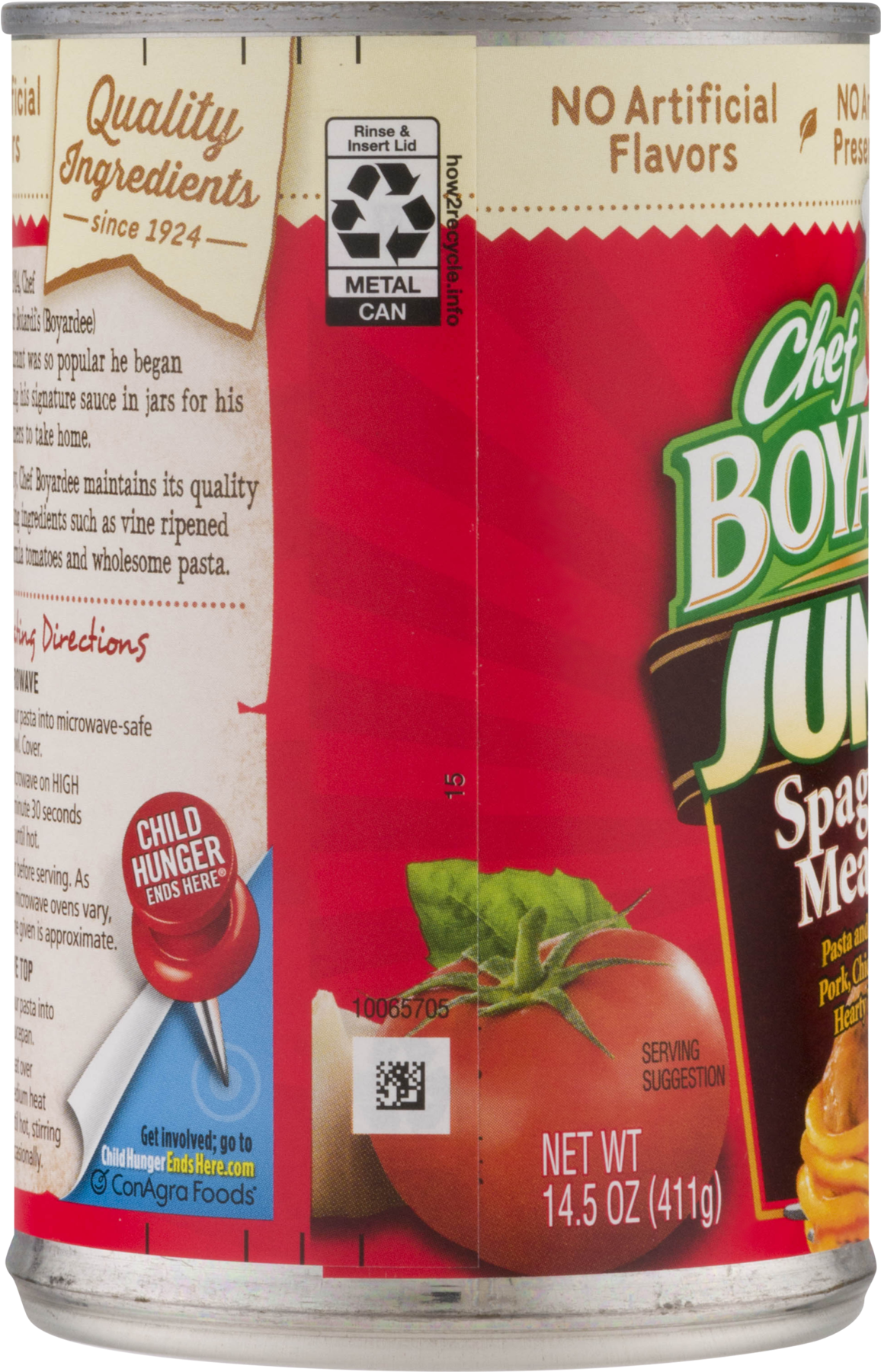 Chef Boyardee Jumbo Spaghetti & Meatballs, - Chef Boyardee Chicken Ravioli In Tomato Sauce - 15 (1800x1800), Png Download