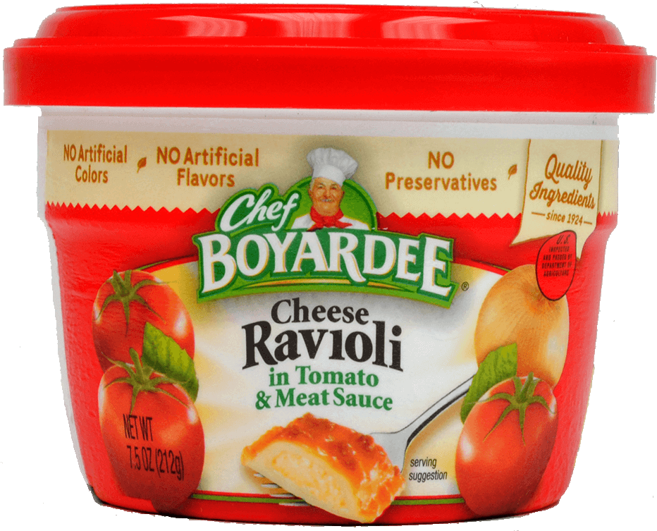 Chef Boyardee Packaging - Chef Boyardee Beef Ravioli, In Tomato & Meat Sauce (946x756), Png Download