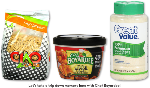 Chef Boyardee Mini Beef Ravioli, 14.25-ounce Microwavable (638x410), Png Download