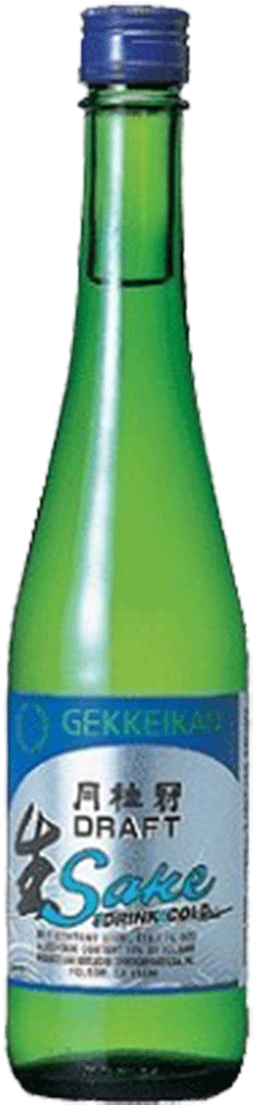 Gekkeikan Draft Sake - Gekkeikan (laurel Crown) Draft Sake (262x1024), Png Download