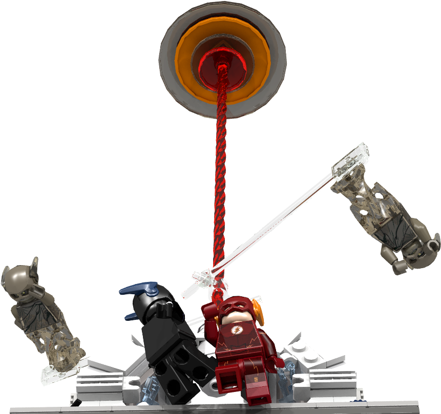 1 / - Zoom De Lego Vs Flash (1600x900), Png Download