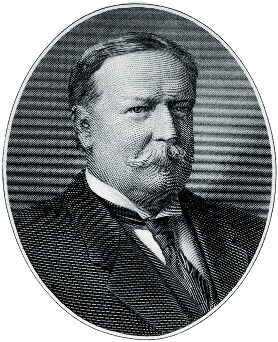 President William Howard Taft - Giclee Painting: Art Print: William Howard Taft Art (558x685), Png Download