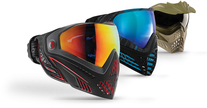 Paintball Mask - Dye I5 Paintball Goggles W/ Thermal Lens - Onyx Gold (900x450), Png Download