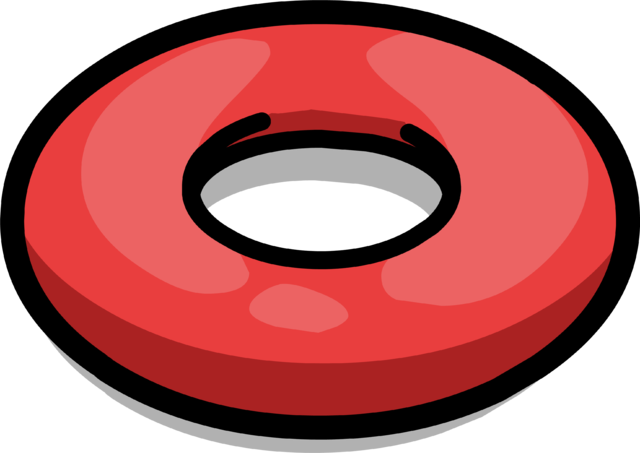 Inner Tube Sprite 002 - Flotadores De Playa Png (640x453), Png Download