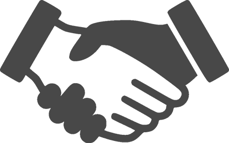 Sales & Market, Anything Regarding Purchasing Products, - Handshake Clip Art (447x280), Png Download
