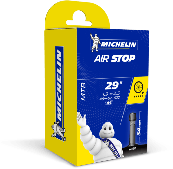 The Michelin Airstop Inner Tube - Michelin Pro 4 V2 700x23 700 X 23 (760x759), Png Download