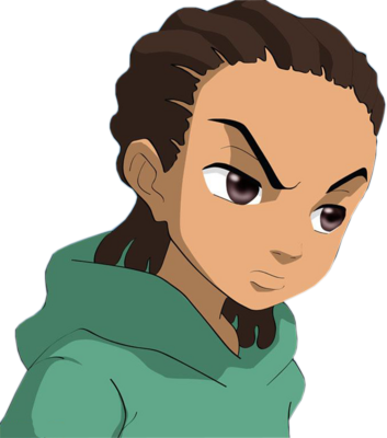 Boondocks Riley Psd53179 - Riley From Boondocks Png (353x400), Png Download