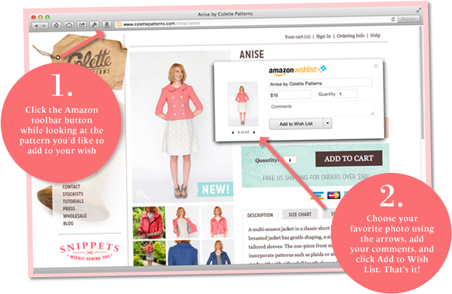 I - Anise Jacket Pattern By Colette Patterns (650x433), Png Download