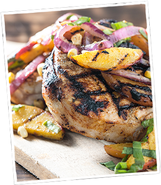 Bone In Pork Chops - Pork Chop (334x381), Png Download