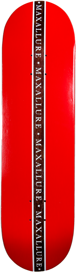 Red Starting Line Deck Maxallureskateboards - Skateboard Deck (1024x1024), Png Download