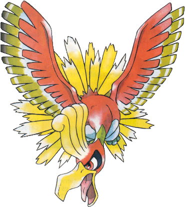 358 Ho-oh - Ken Sugimori Ho Oh (425x425), Png Download