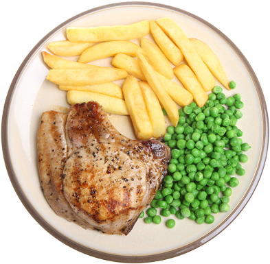 Use - Pork Chop (400x390), Png Download
