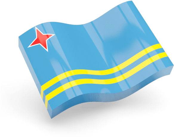 Aruba Flat Wave Icon - Aruba (640x480), Png Download