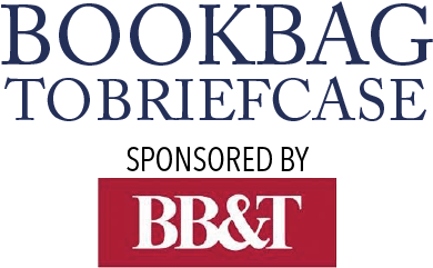 Bookbag To Briefcase Sponsored By Bb&t - Corrugated Plastic Sign (48"x48") Quantity(1) (582x260), Png Download