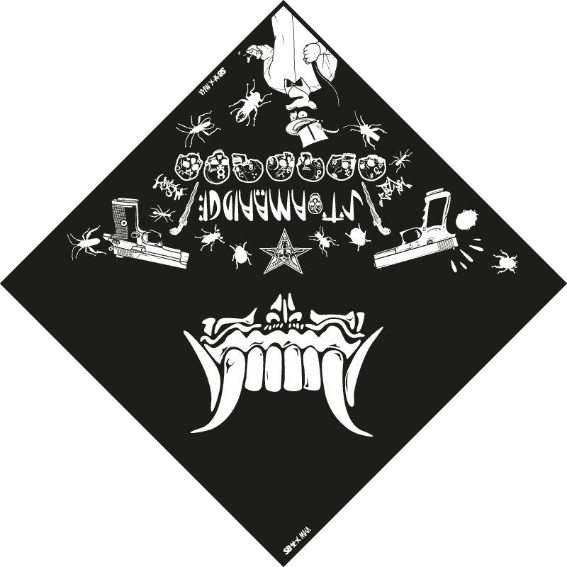 Skull Bandana - Logo Brouwerij Het Ij (800x800), Png Download