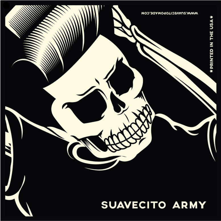 Suavecito Bandana - Black - Suavecito - Original Hold Pomade 4oz (1000x800), Png Download