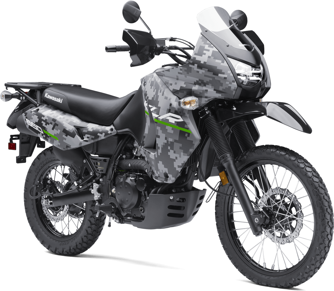 2016 Klr650 Camo Motorcycle - 2017 Klr 650 Camo (2000x1123), Png Download