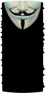 Seamless Multifunctional Logo Custom Neck Skull Anime - Meg 402 Guy Fox Mask Masquerade Cosplay Halloween Mask (350x350), Png Download