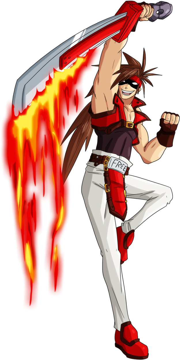 Sol Badguy By Masterthecreater By Orochiphoenix19 On - Drawing (632x1264), Png Download