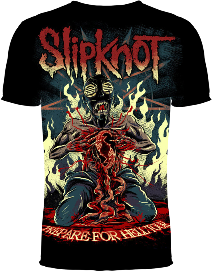 Slipknot-3d Tee Shirt @225 - Sticker Slipknot Band Name Logo Church Of Satan Symbol (1024x1023), Png Download