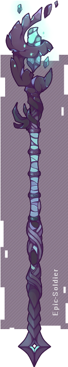 Weapon Adopt 14 By Epic-soldier - Staff Epic Soldier Weapons (253x716), Png Download